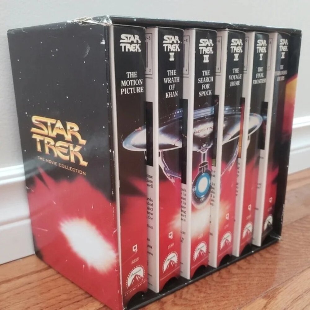 Star Trek The Movie Collection VHS Set Of 6